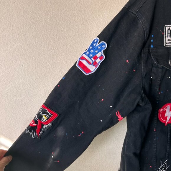 AC/DC Reason World Tour Commemorative black denim jacket XL & Pants jeans 40 - Picture 5 of 12